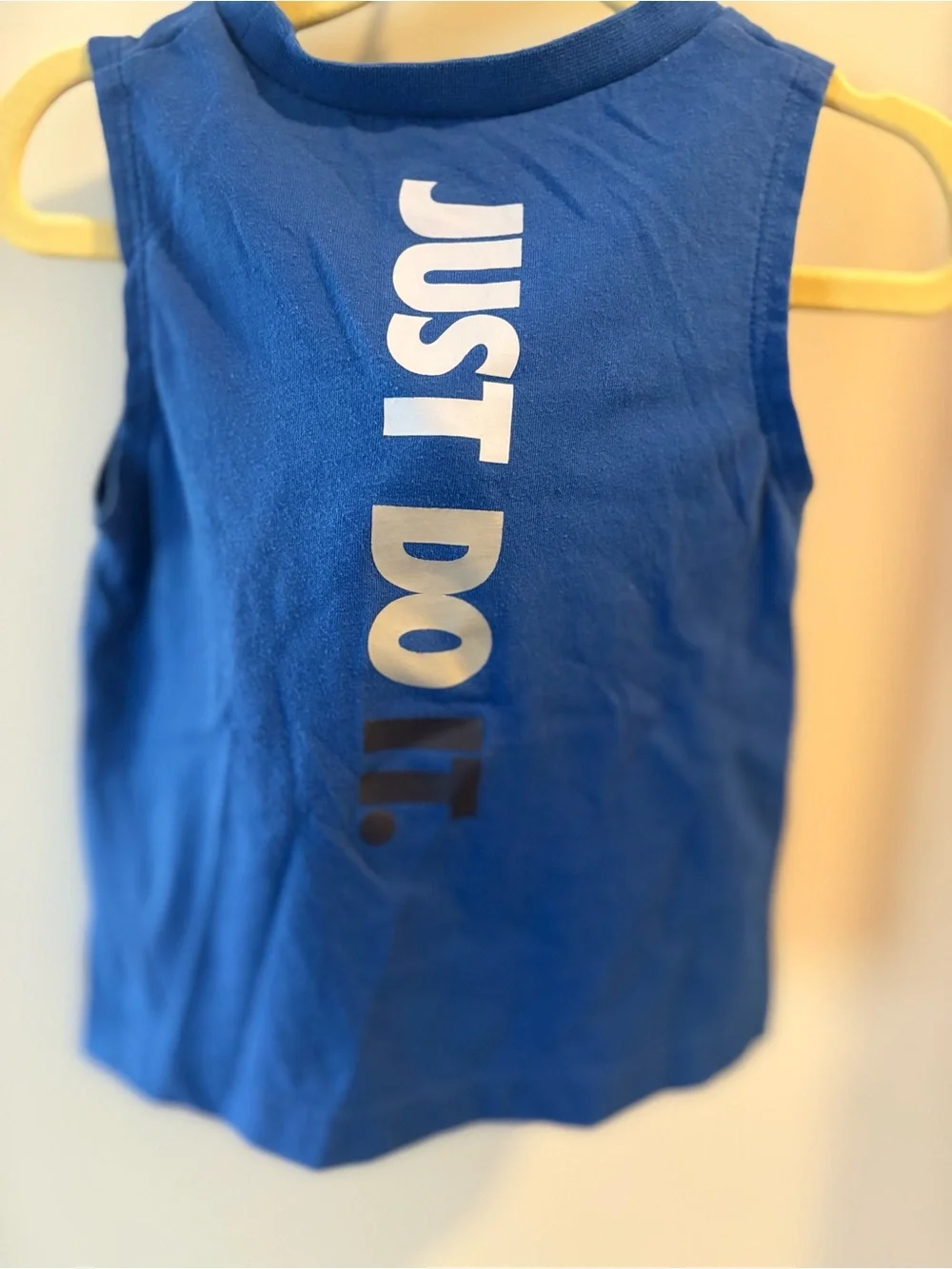 Nike Royal Blue Tank Top with White Logo - Picture 2 of 6
